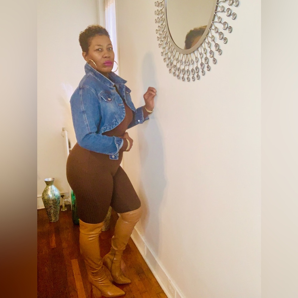 New Chocolate Ribbed Jumpsuit